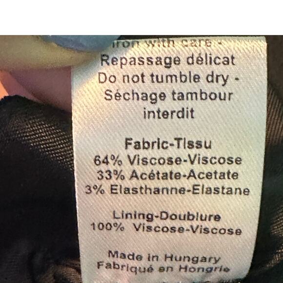 JOSEPH black doble button pencil midi skirt size 40 - US 8 - Picture 5 of 16